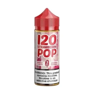 120 STRAWBERRY POP BY MAD HATTER JUICE 120ML