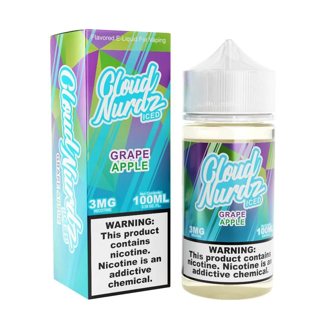 Apple Grape Iced Cloud Nurdz 100ml