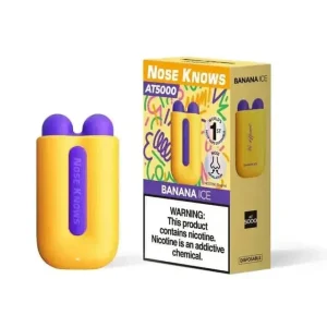 Banana Ice - Nose Knows AT5000 Disposable Vape
