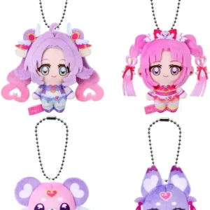Bandai Detective Pretty Cure Fabric Mascot with Chain Box of 10
