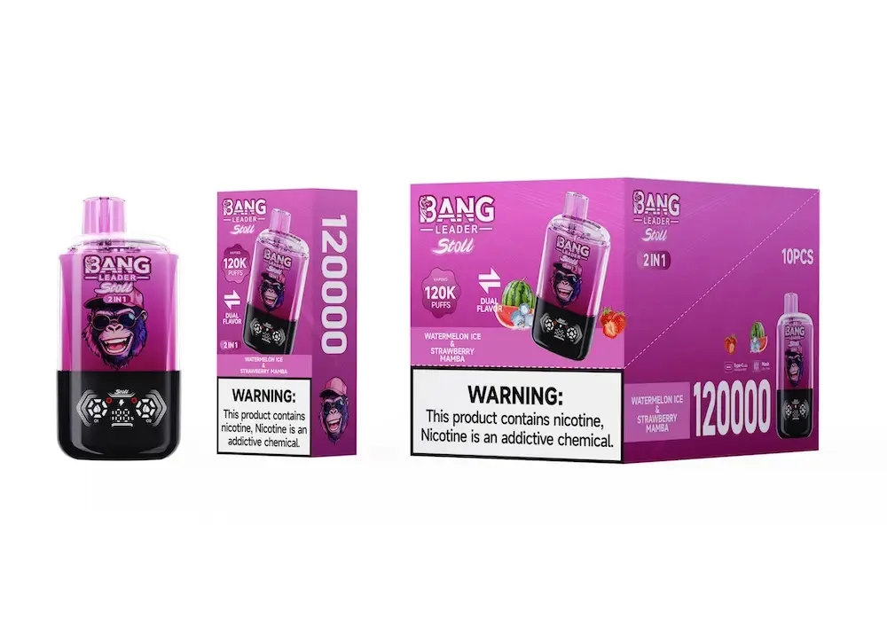Bang Leader Stoll 120K Puffs 120000 Disposable Vape 2-In-1 Flavors - Image 2