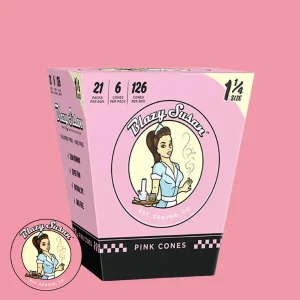 Blazy Susan Pink 1 1/4 Cones – Pack of six –