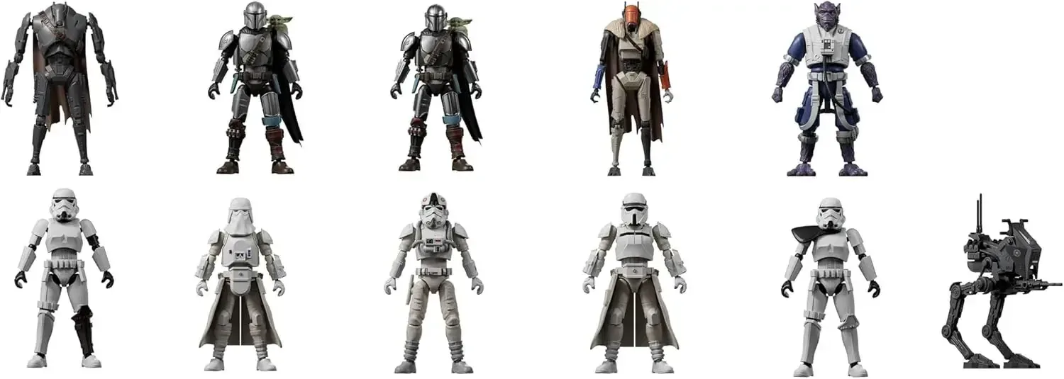Blokees Star Wars CCLite01 ABS PVC Display Model 9-Figure Set