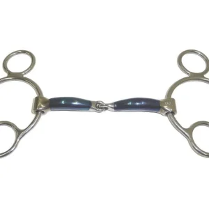 Bombers Bits Lock Up Snaffle 2.5 Ring Bit