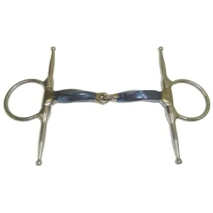 Bombers Bits Square Twisted Snaffle Full Cheek Bit
