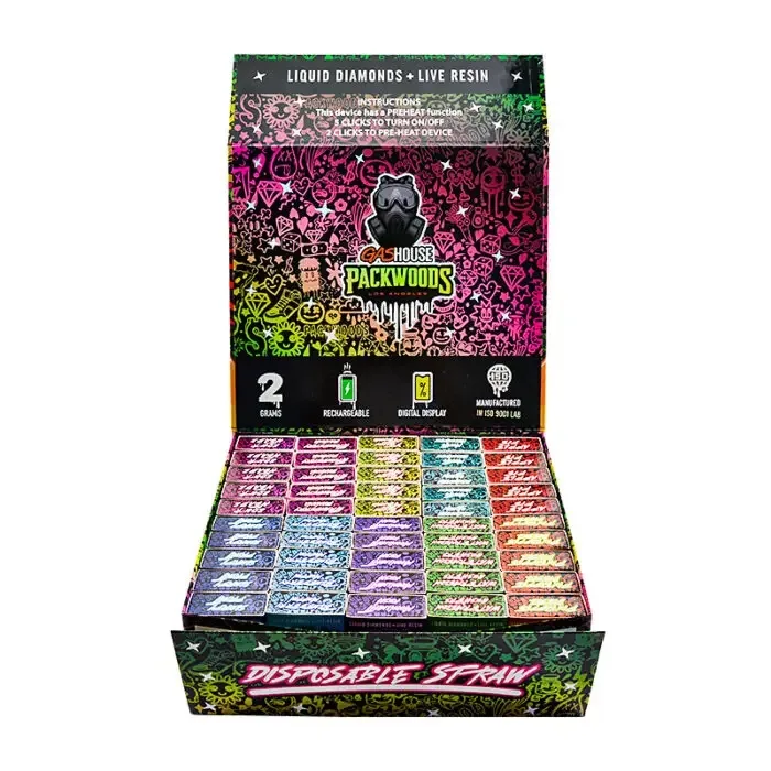 cheap best empty disposable vape bulk | gas house packwoods 2g - Image 2