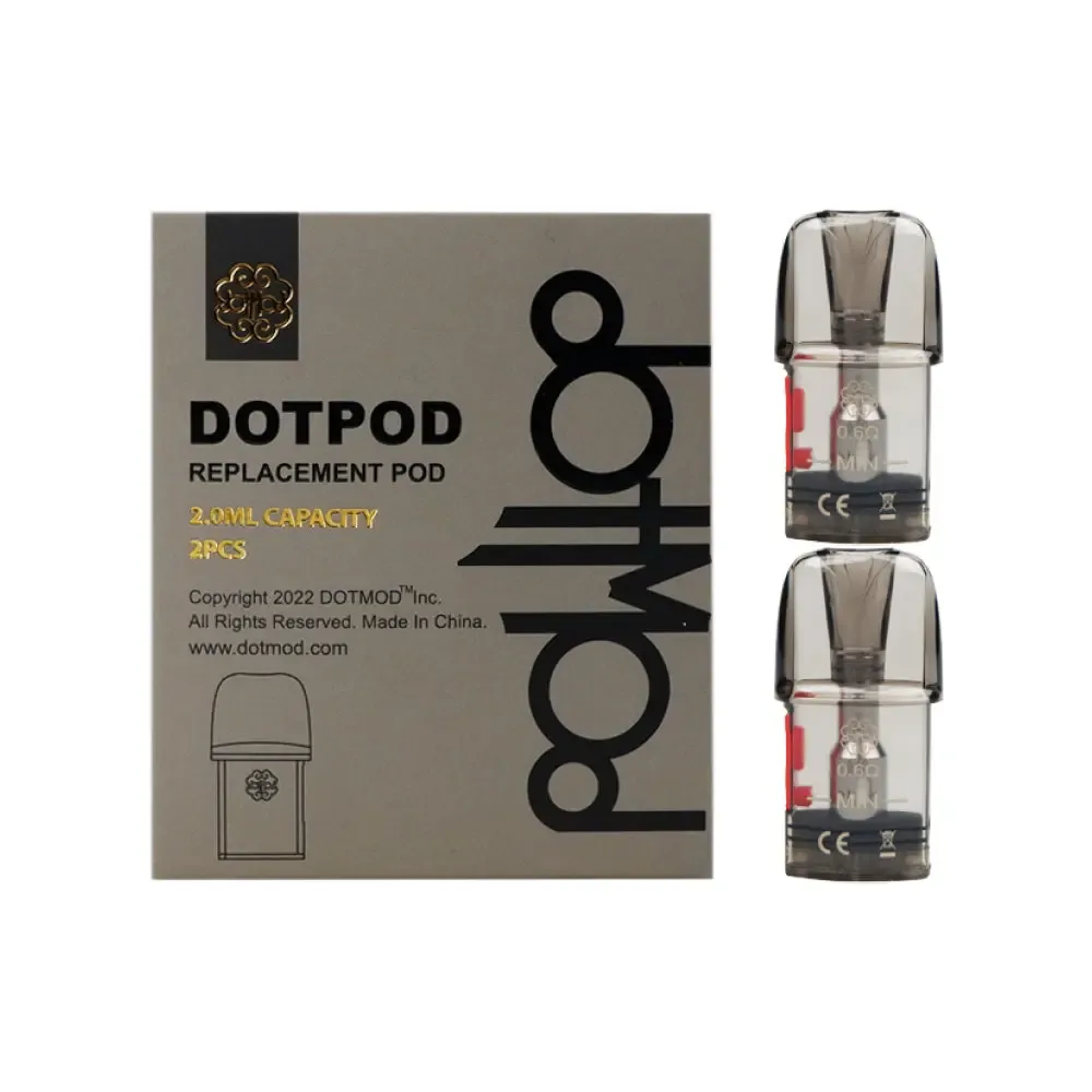 DotPod Nano Replacement 2ml Pods - Pk of 2