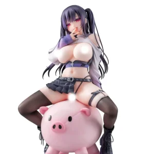 Eclipse Feather Aien Mika Piggy Bounce 1/6 Scale PVC ABS Figure