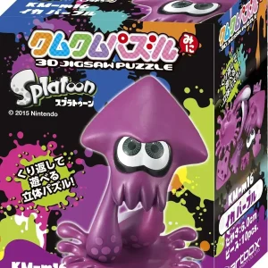 Ensky Splatoon Squid Purple Kumkum 3D Puzzle, 10-Piece PVC