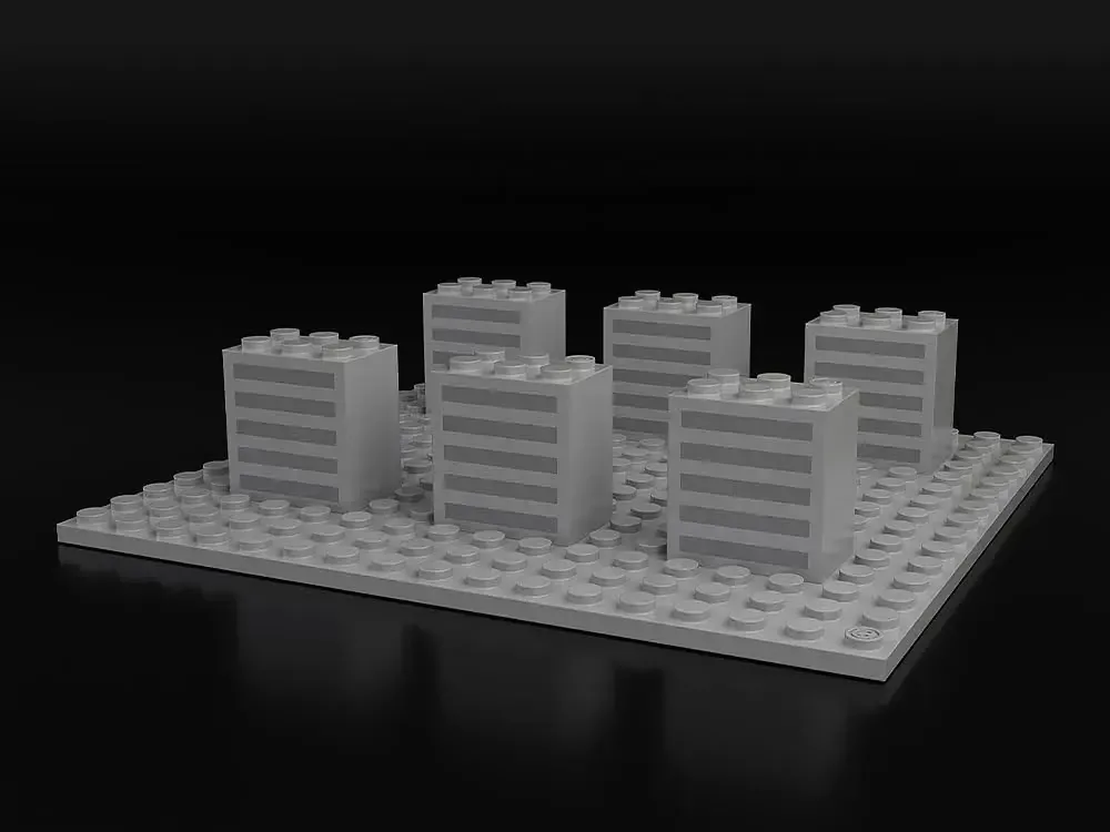 Good Smile Company BRICKROID A Plus Base Set Display Use 135mm - Image 2