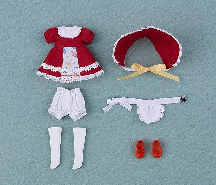 Good Smile Company Nendoroid Doll Red Old-Fashioned Dress Outfit Set - Image 2
