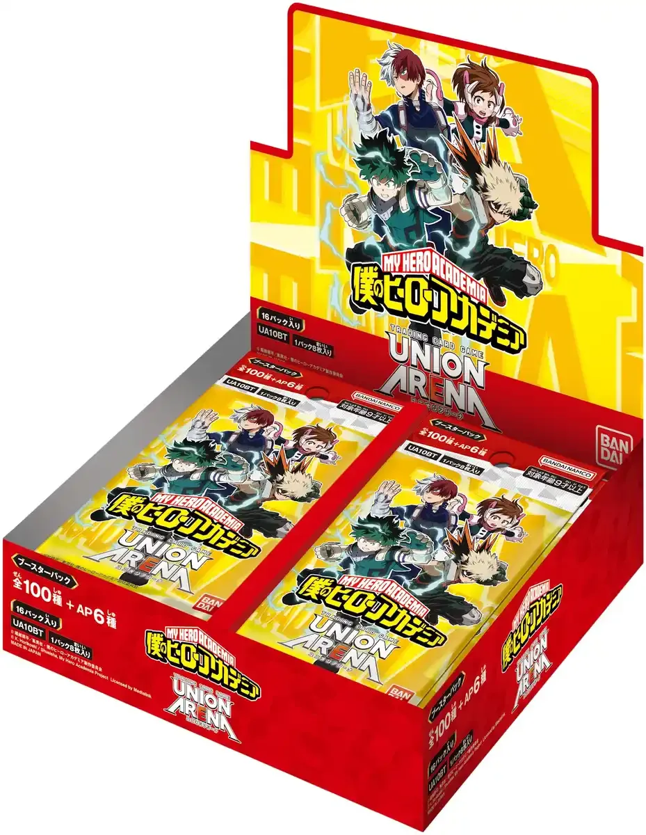 Herds Boku No Hero Academia Union Arena Booster Box Trading Card Game by Bandai