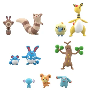 Hundreds Bandai Pokemon Scale World Johto Region 2 Figure Set Japan Official