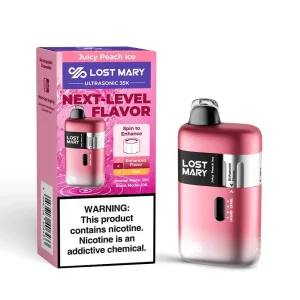 Juicy Peach Ice - Lost Mary Ultrasonic 35k Disposable Vape