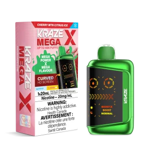 Kraze Mega X Rechargeable Disposable Vape 20mL