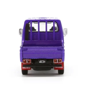 Model 1 Isuzu Elf Double Cab Custom Purple Diecast Car 1/64 Japan Official