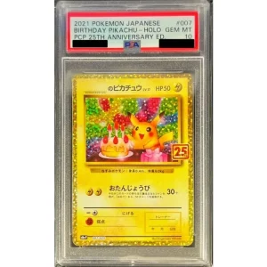 Pikachu 25th 007 PSA10 Pokémon TCG Japanese Promo Card