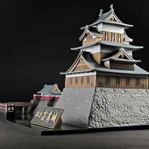 Plum 1/200 Scale Plastic Kit Castle Collection Suwa Takashima Jyo Model