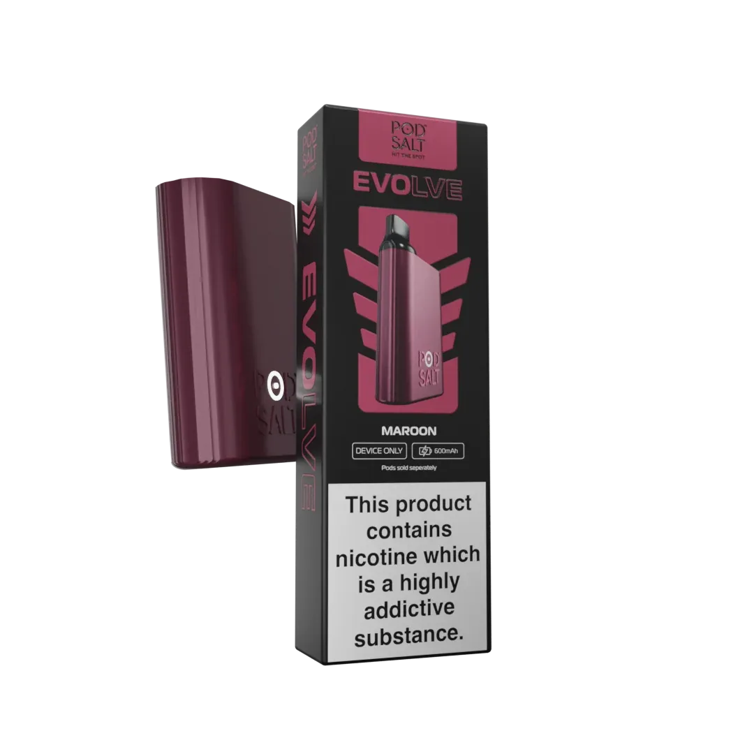 Pod Salt Evolve Device Only - Maroon (Box)