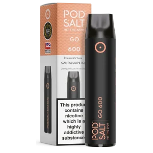 Pod Salt GO 600 Cantaloupe Ice Disposable Device