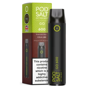 Pod Salt GO 600 Cola Lime Disposable Device