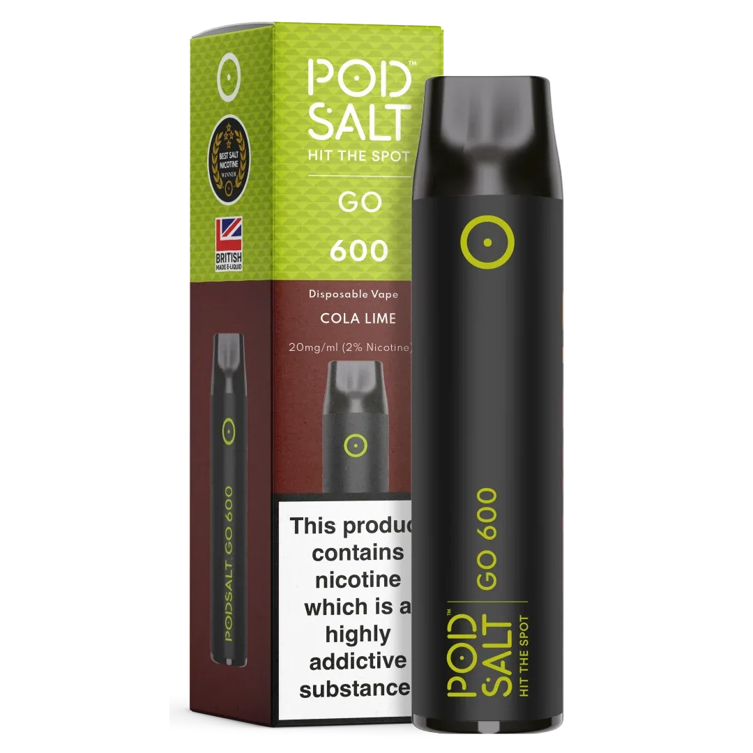 Pod Salt GO 600 Cola Lime Disposable Device