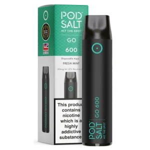 Pod Salt GO 600 Fresh Mint Disposable Device