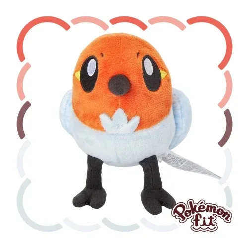 Pokemon Fletchling Plush Fit - Official Collectible Toy, 14.5cm