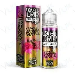 Vape UK | Double Drip Coil Strawberry Banana Waffle E Liquid