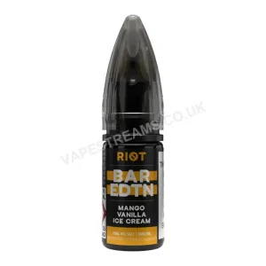 Riot BAR EDTN Mango Vanilla Ice Cream Nic Salt E-Liquid