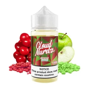 Cloud Nurdz Synthetic Cherry Apple Vape Juice 100ml - 3MG