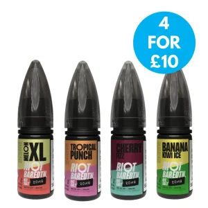 20mg Riot E-liquid BAR EDTN 10ml Nic Salts (50VG/50PG)