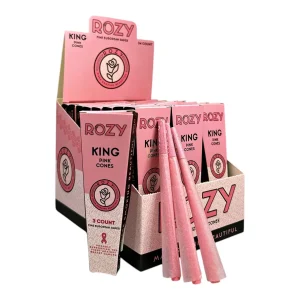 Rozy King Size Pink Cones 24 Pack