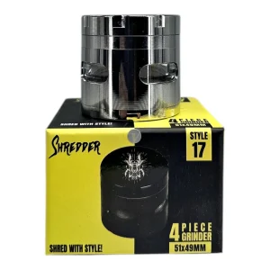 Shredder 4 Piece Style 17 Silver Window Grinder