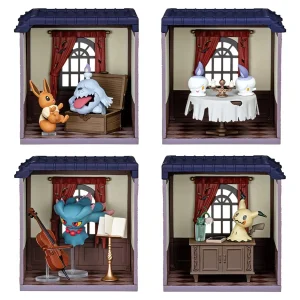 Re-Ment Pokemon Midnight Mansion 2 Complete Set 4 Figures Japan Official