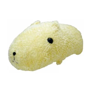 Sekiguchi White Fluffy Capybara Plush Toy 697458 Japan Teddy Bear