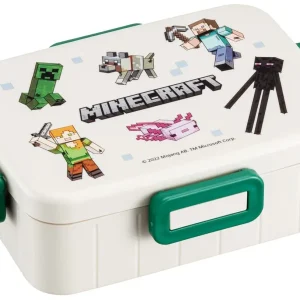 Skater Minecraft Explorer Lunch Box 650ml Antibacterial 4-Point Lock