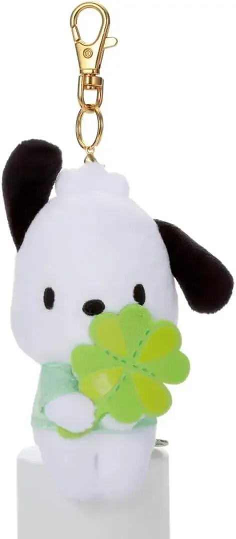Takara Tomy Arts Sanrio Pochacco Clover Key Charm Figure 12cm