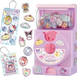 Takara Tomy Kira Gacha Sanrio Seal Maker Toy Set, 96 Stickers