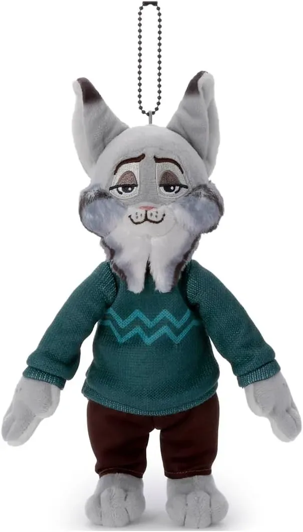 Takaratomy Arts Zootopia Flash Plush Keychain with Ball Chain