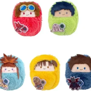 Tapioca Digimon Tamers Kurumita Pinui Figure 5-Piece Box Set