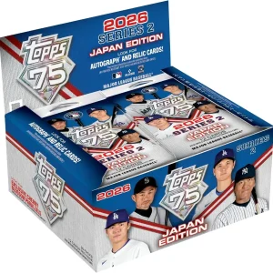 Topps 2026 Baseball Japan Edition Trading Card Box 20-Pack Set