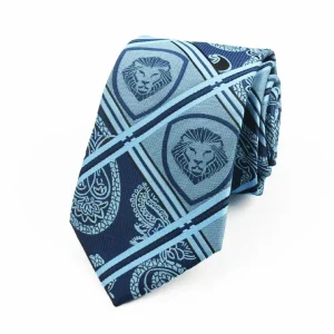 Valuetainment Soft Blue Premium Tie and Pocket Square Set