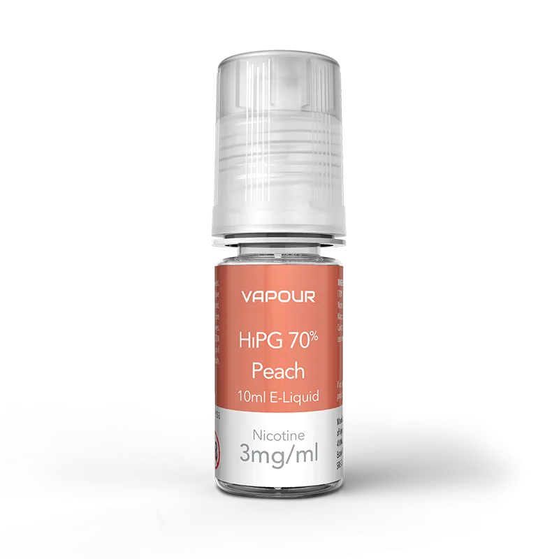 Vapour Peach High PG E Liquid 10ml