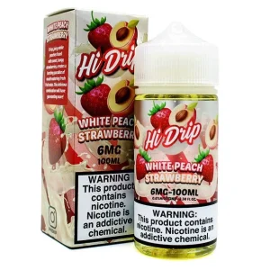 White Peach Strawberry - 3mg - Hi-Drip - 100mL