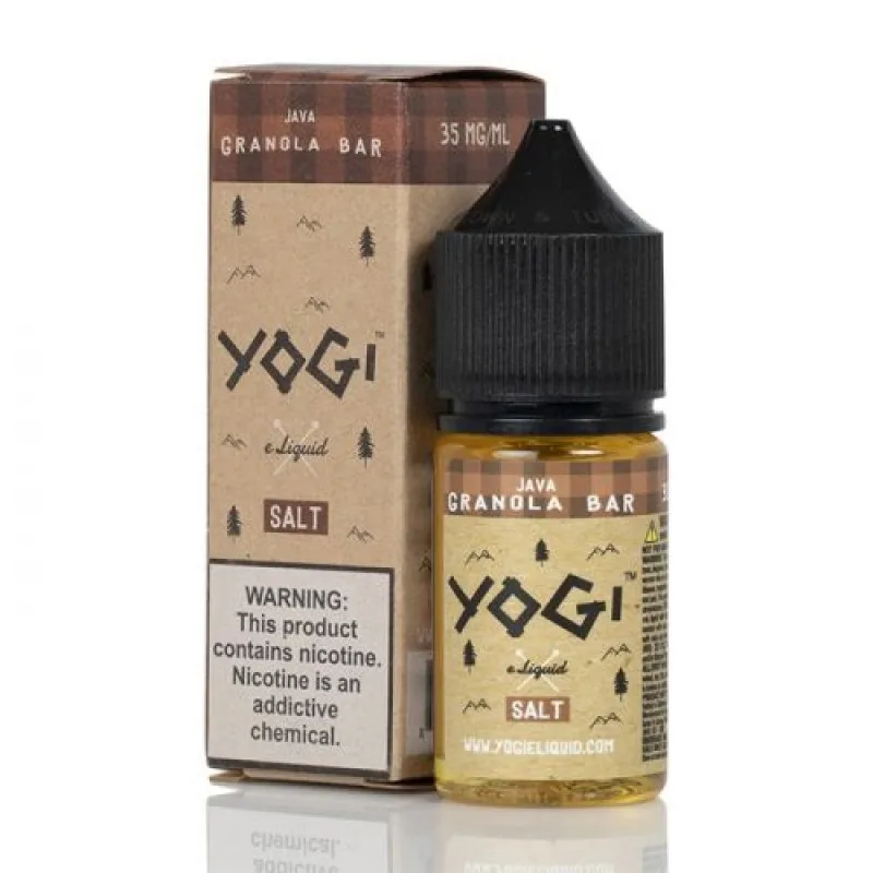 Yogi Salts Java Granola Bar E-juice 30ml - Eleaf Official Store