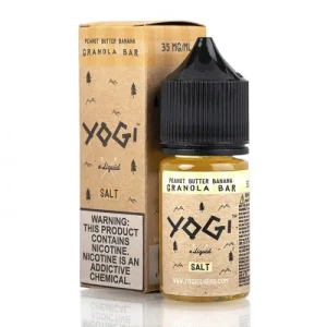 Yogi Salts Peanut Butter Banana Granola Bar E-juice 30ml - Eleaf Official Store