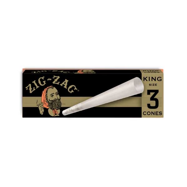 Zig Zag Ultra Thin Cones – King Size